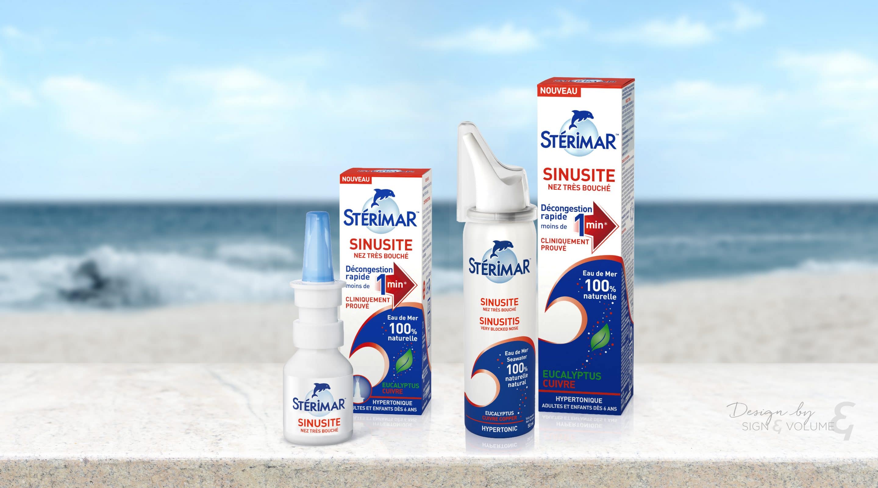 Spray eau de mer Stérimar sinusite