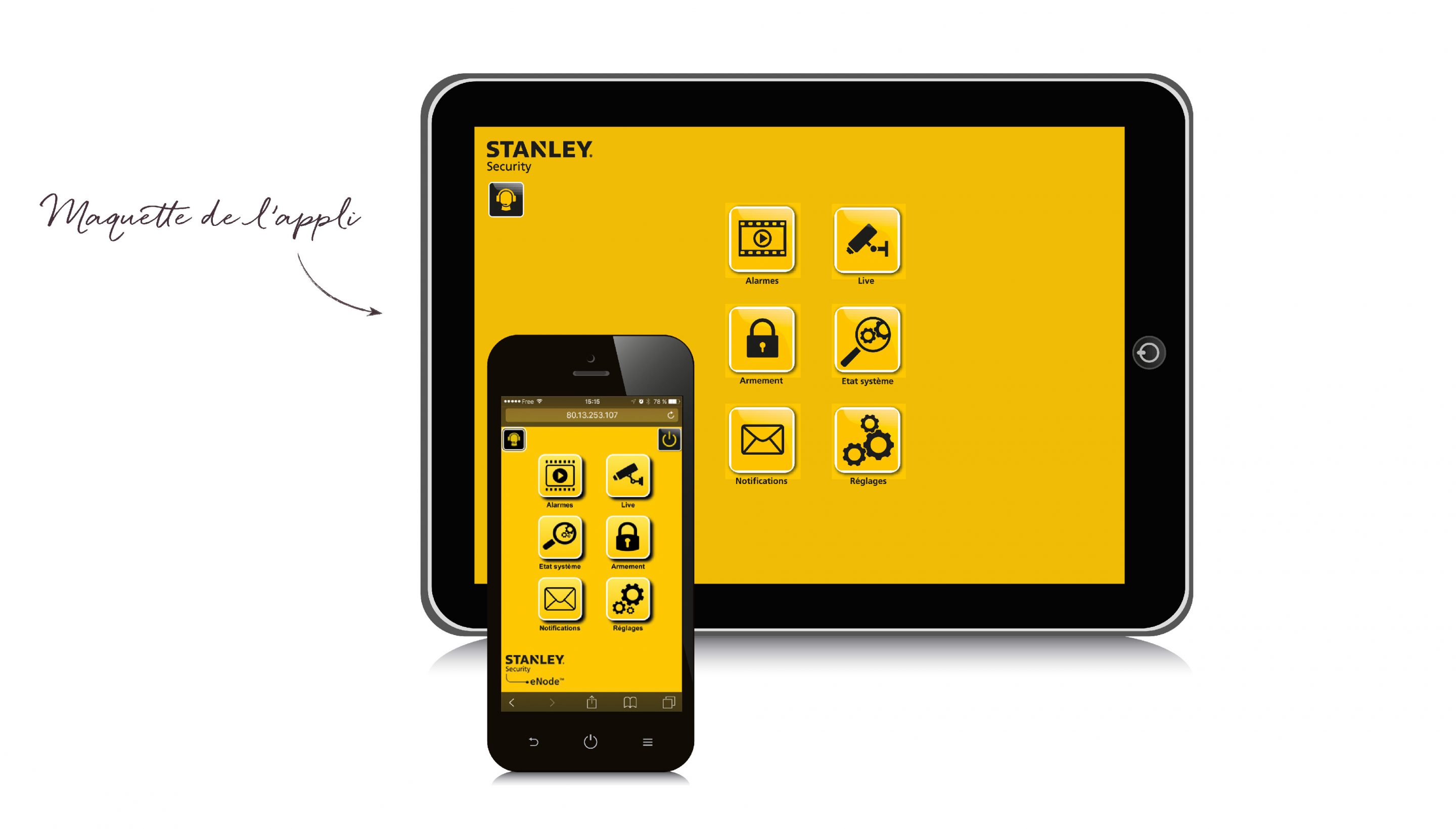Stanley iNode application mobile